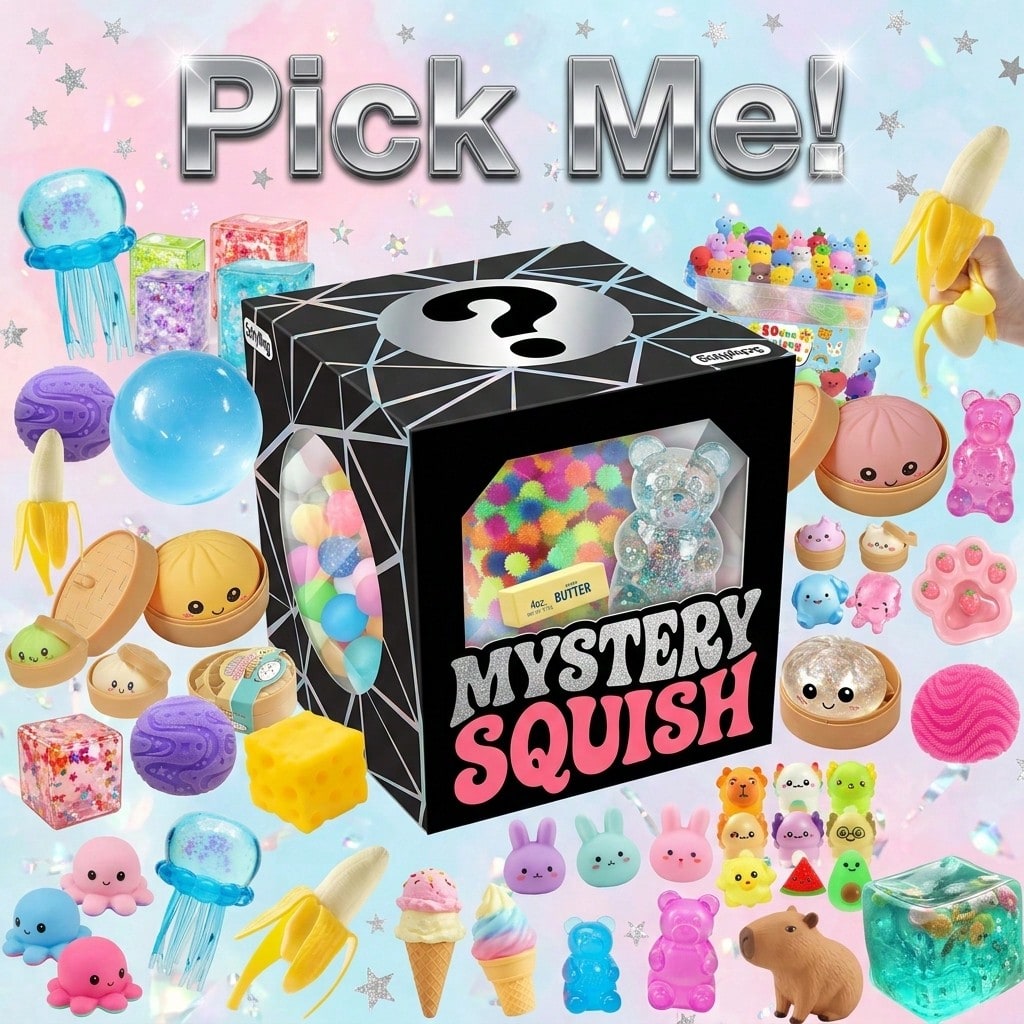 Mystery Box Blind Bag - Soft Cute Squishy Blind Box –