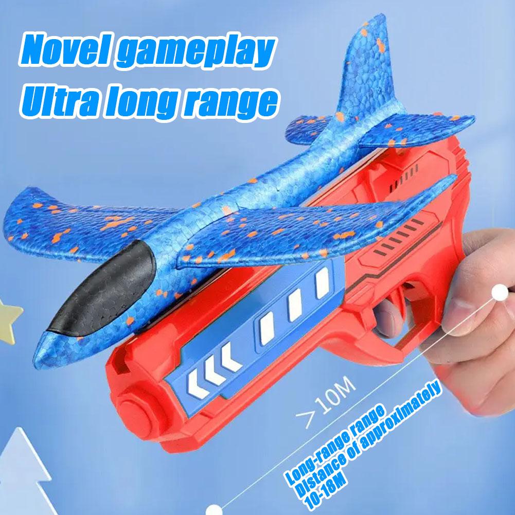 Model Airplane Plastic - Airplane Toy One-Click Ejection Model Foam