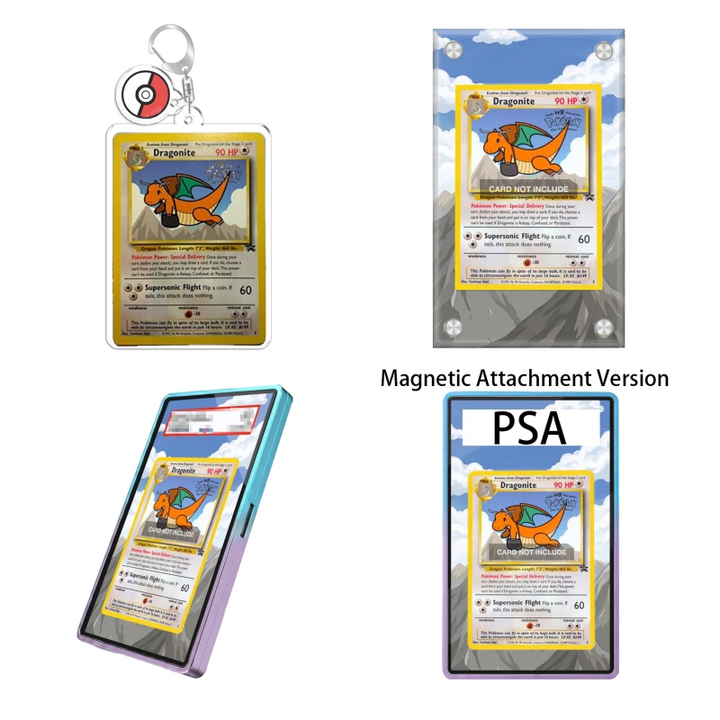 Display Case Acrylic - Art Display for Pokemon Wizards Black