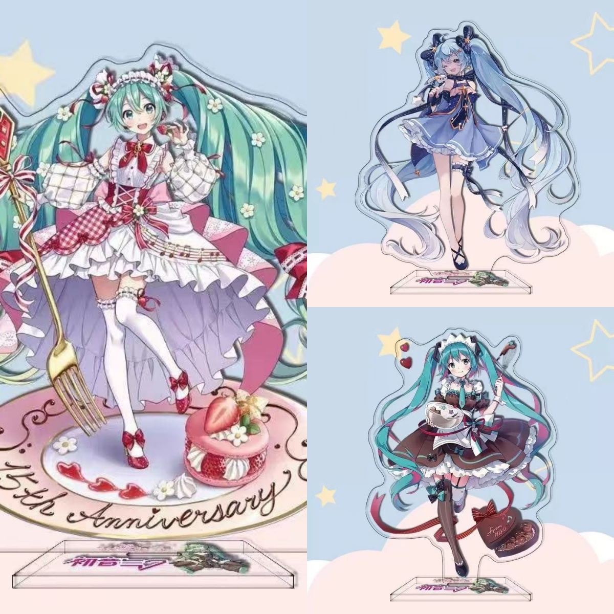 Figma Stand Set - Hatsune Miku Anime Character Acrylic Standee
