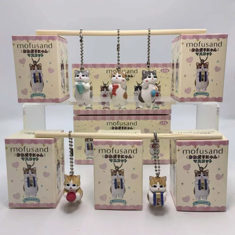 Mofusand Kawaii Cat Keychain B - огляд і ціна Action Figure Stand