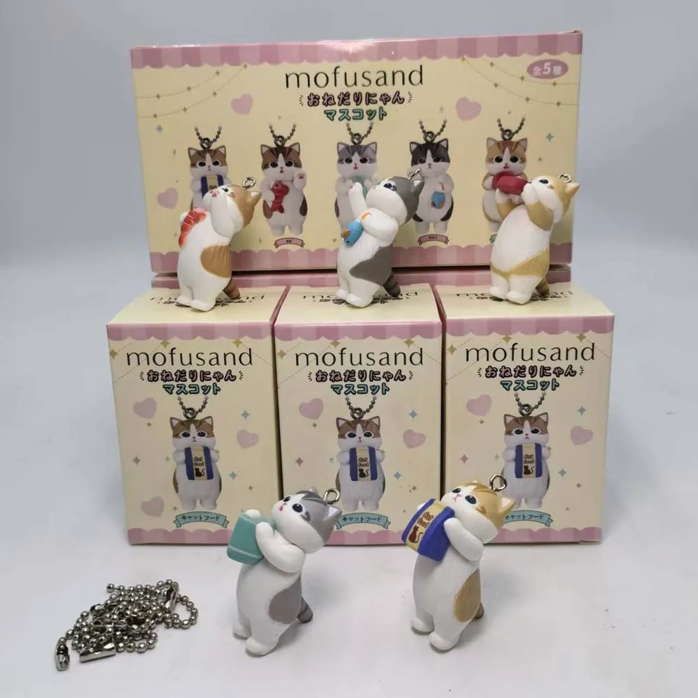 Mofusand Kawaii Cat Keychain B - огляд і ціна Action Figure Stand