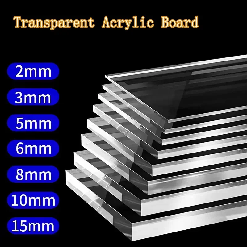 Transparent Plexiglass Plate C - огляд і ціна Display Case Acrylic