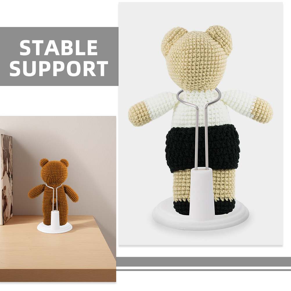 2Pcs White Plastic Adjustable  - огляд і ціна Action Figure Stand