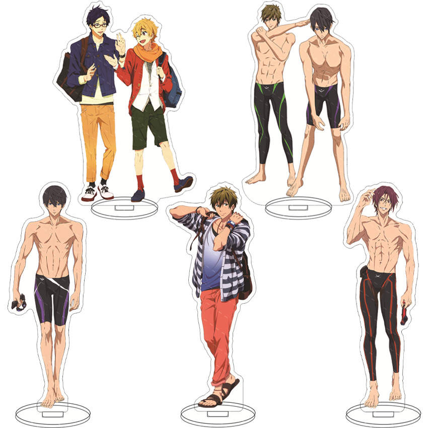 16CM Anime Acrylic Figure Free - огляд і ціна Figma Stand Set
