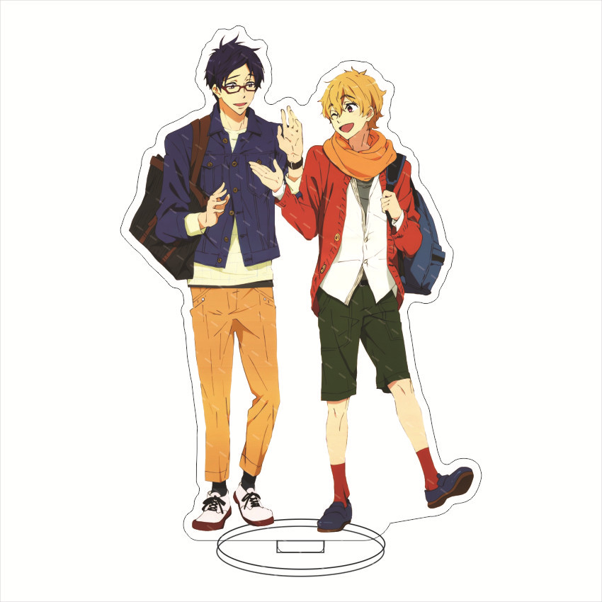 16CM Anime Acrylic Figure Free - огляд і ціна Figma Stand Set