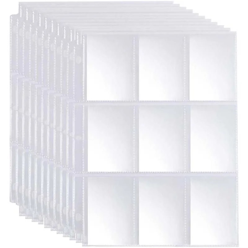 50pcs 9 Pocket Trading Gaming  - огляд і ціна Card Penny Sleeve