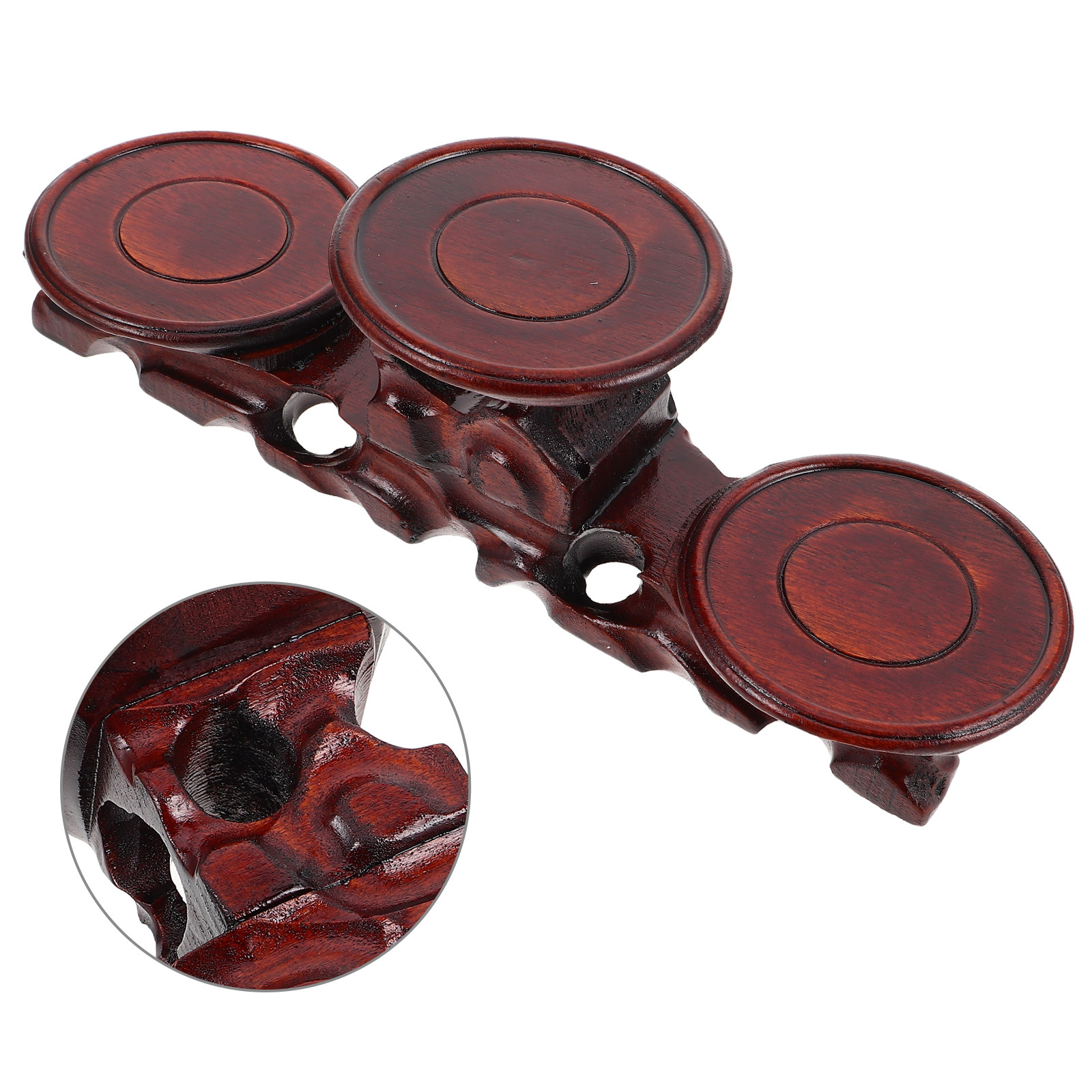 Premium Solid Wood Round Pedes - огляд і ціна Display Risers Set