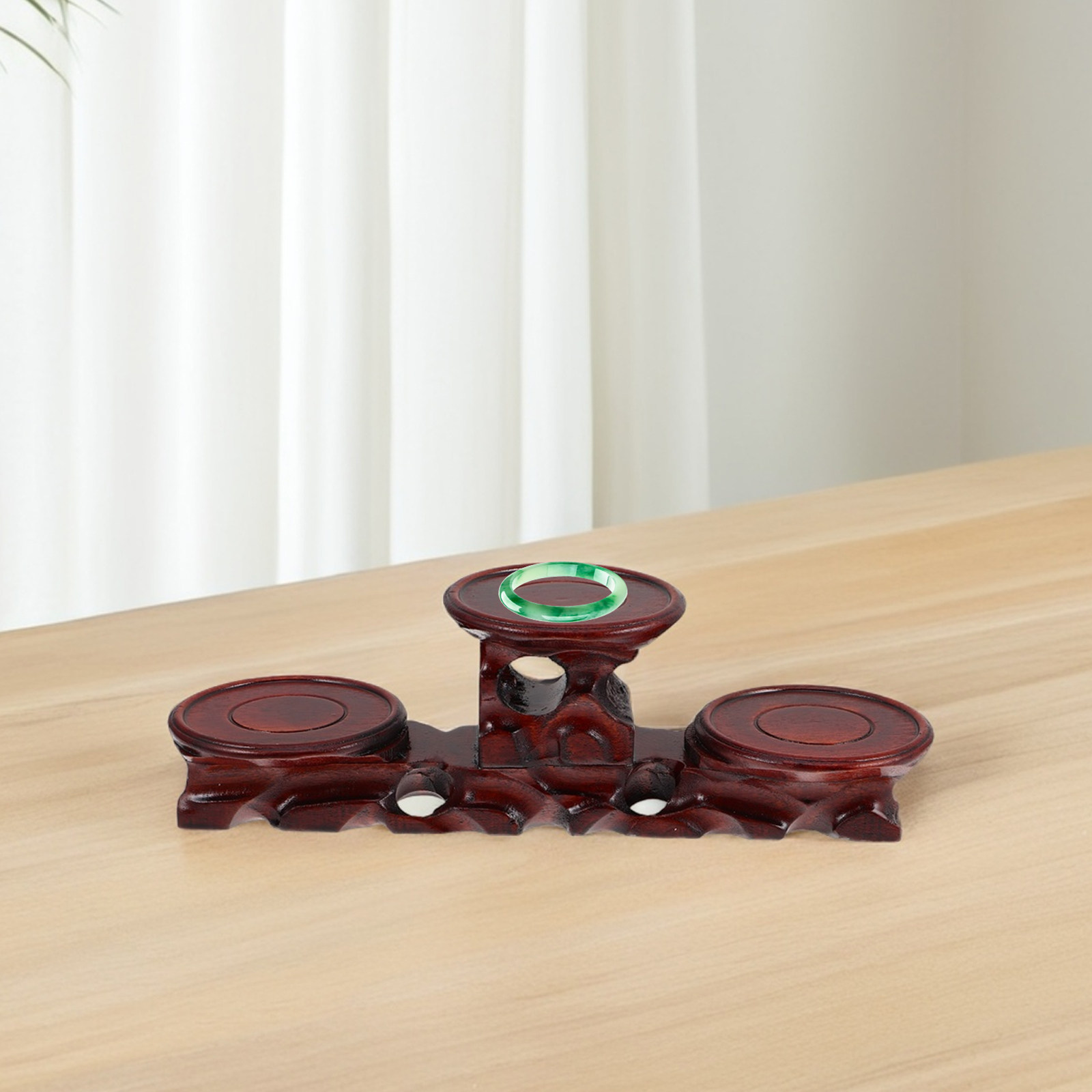 Premium Solid Wood Round Pedes - огляд і ціна Display Risers Set