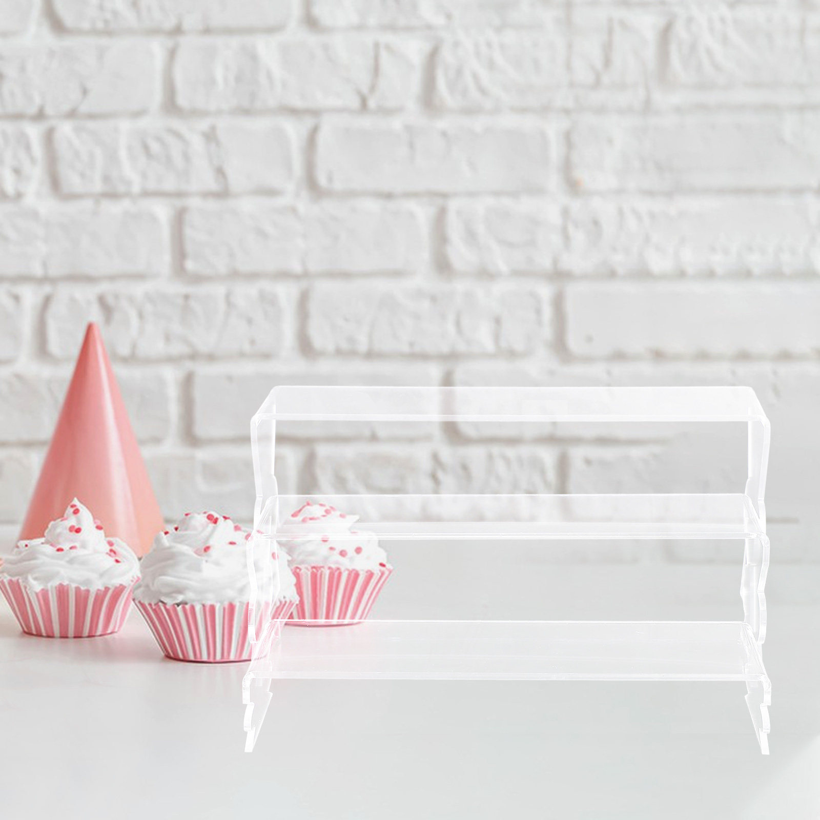 3Pcs Acrylic Display Stand Set - огляд і ціна Display Risers Set