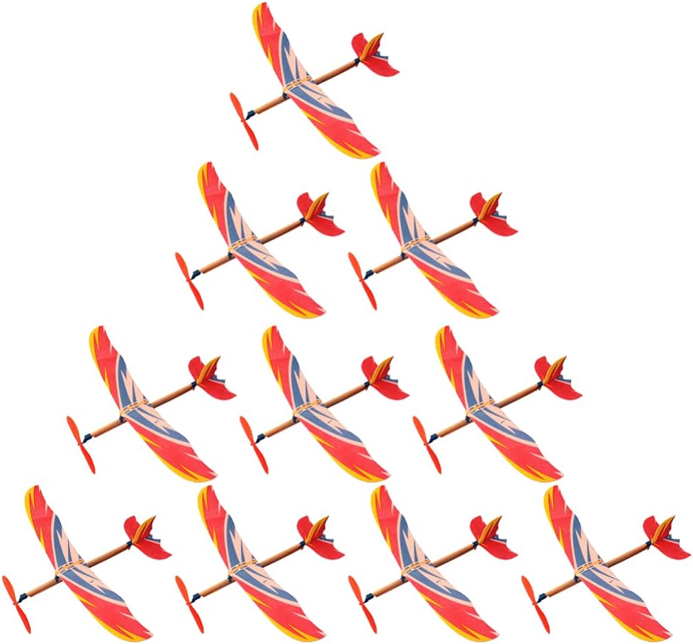 5/10Pcs Rubber Band Powered Ai - огляд і ціна Model Airplane Plastic