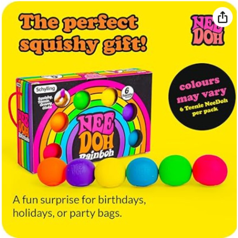 New Schylling Needoh Rainbow T - огляд і ціна Mystery Box Blind Bag