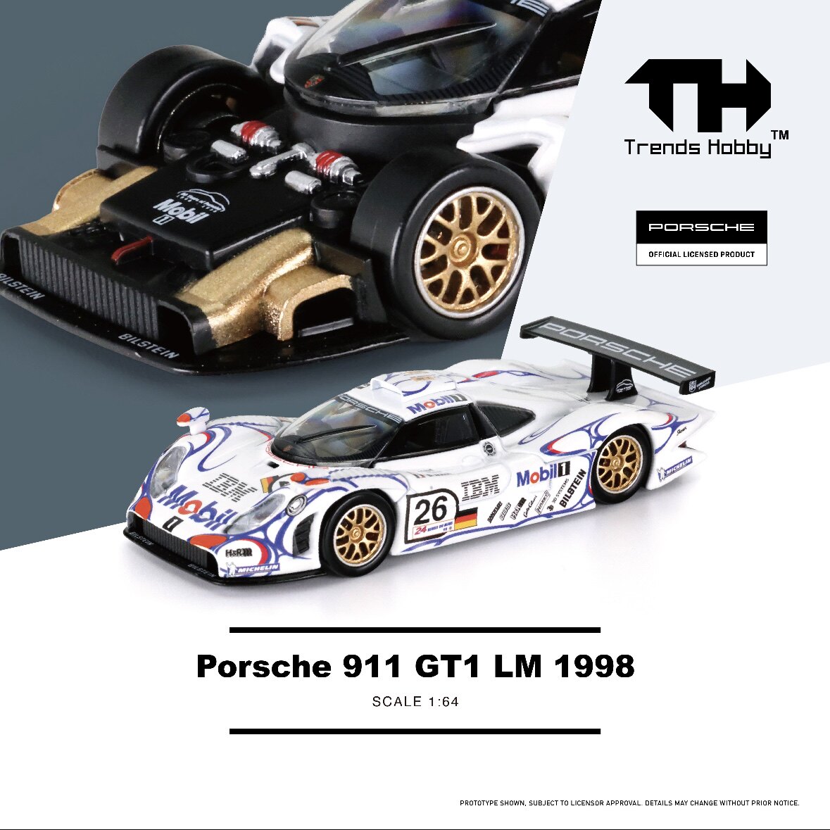 TH 1/64 Porsche 911 GT3 R LeMa - огляд і ціна Die Cast Car 1 64