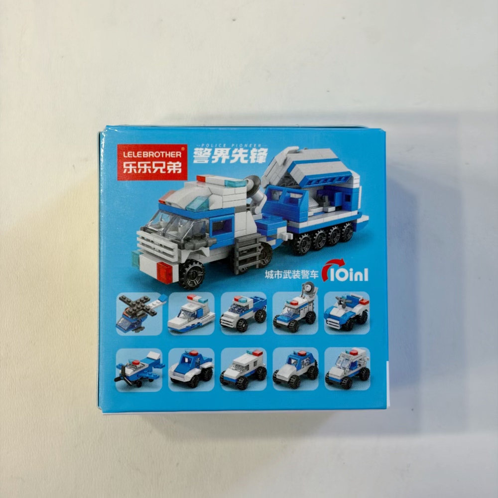2-in-1 Police Helicopter Build - огляд і ціна Building Block Mini