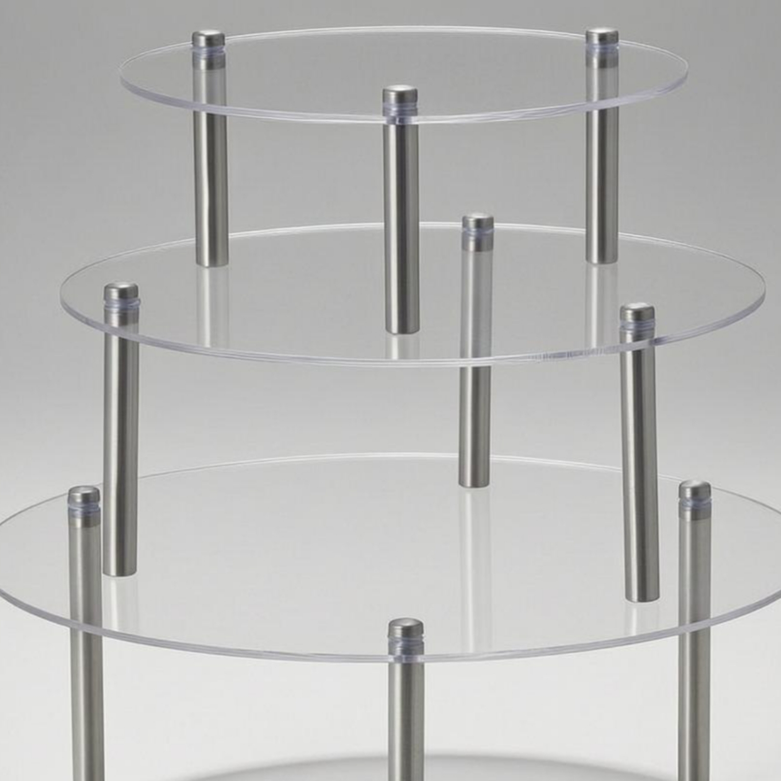 Acrylic Cake Stand Cylindrical - огляд і ціна Display Risers Set