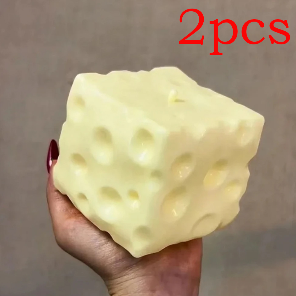 ◑Jumbo Cheese Cube Stress Ball - огляд і ціна Fidget Cube Original