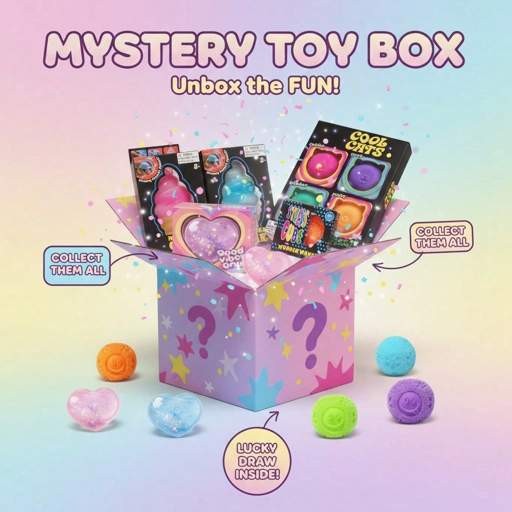 100+ Pieces Assorted Squishy F - огляд і ціна Mystery Box Blind Bag