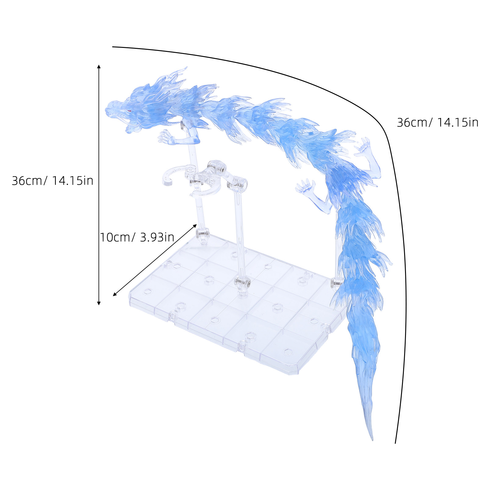1Set Plastic Dragon Effect Par - огляд і ціна Action Figure Stand