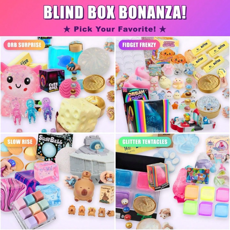 Squish Time Nee Doh Mystery Bl - огляд і ціна Mystery Box Blind Bag