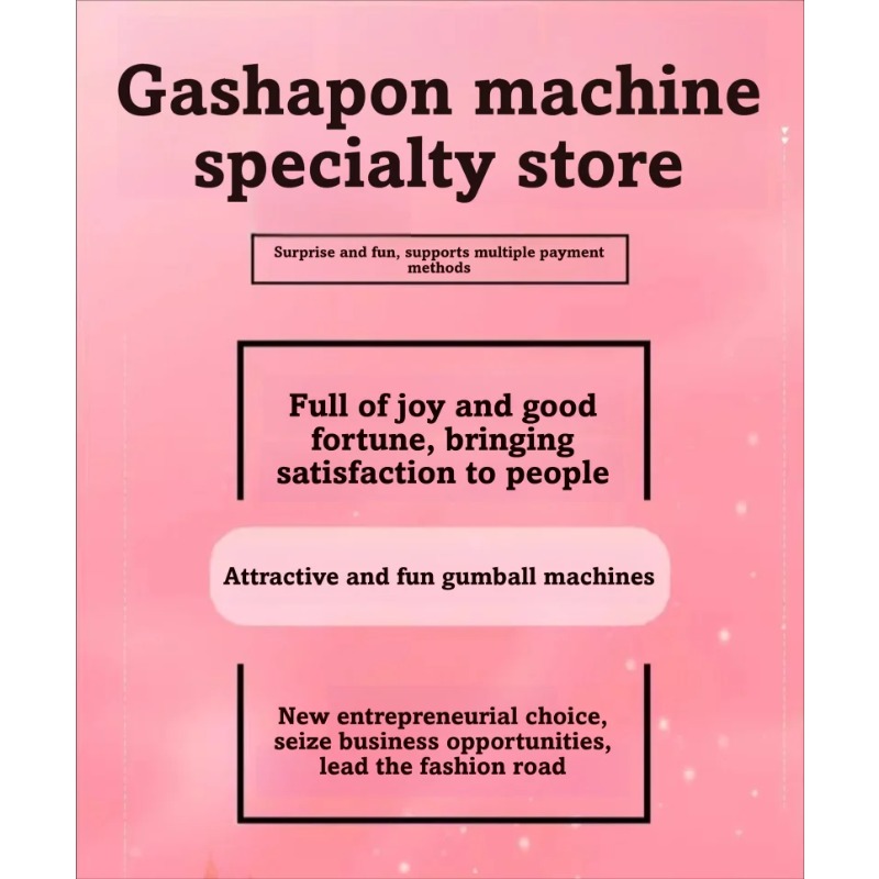 Commercial Large Gashapon Caps - огляд і ціна Capsule Toy Gashapon